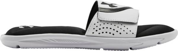 アンダーアーマー キッズ サンダル Under Armour Kids' Ignite VI Slides - White/Black/Blackの通販は 7,370円