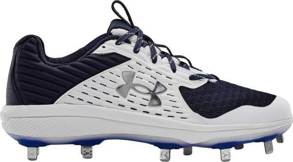 アンダーアーマー メンズ ベースボールシューズ Under Armour Yard l Baseball Shoes 野球 スパイク NAVY/WHITE