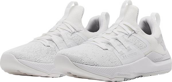 アンダーアーマー メンズ トレーニングシューズ Under Armour Men's Project Rock BSR Training Shoes - White/White/Grey