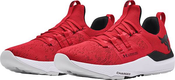 アンダーアーマー メンズ トレーニングシューズ Under Armour Men's Project Rock BSR Training Shoes - Red/White/Black