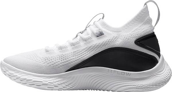 アンダーアーマー メンズ バッシュ Under Armour Curry Flow 8 - White/Black_2