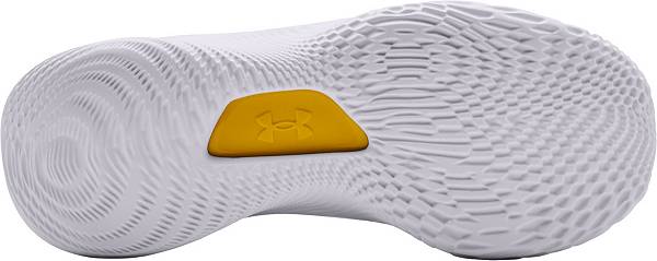アンダーアーマー メンズ バッシュ Under Armour Curry Flow 8 - Taxi/White_1
