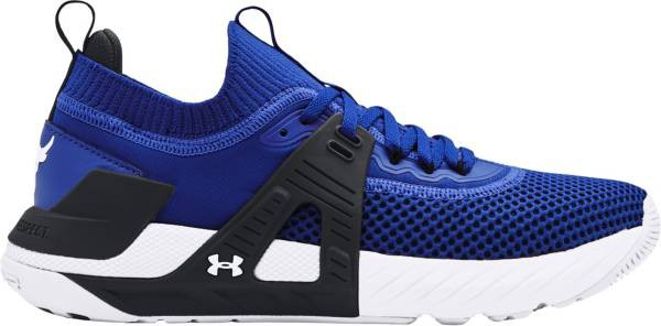 アンダーアーマー メンズ トレーニングシューズ Under Armour Men's Project Rock 4 Training Shoes - Royal/Black/White