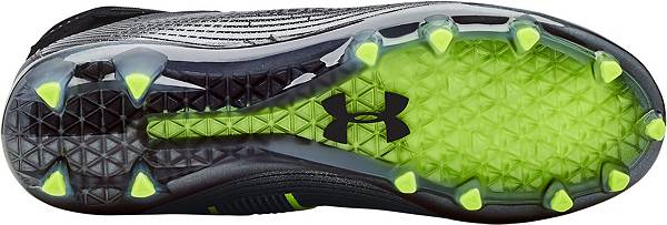 アンダーアーマー メンズ アメフト スパイク Under Armour Men's Highlight MC Football Cleats - Black/Grey
