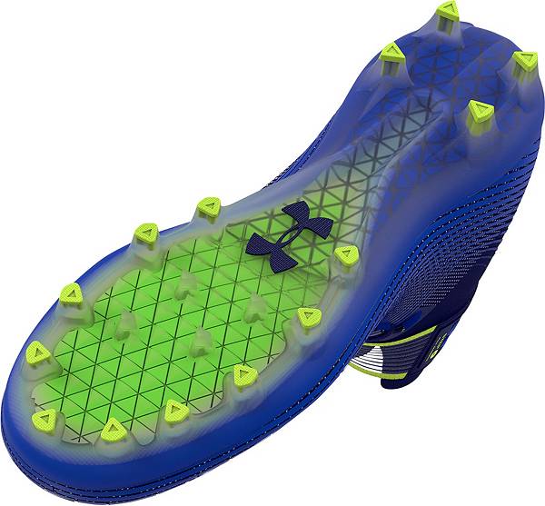 アンダーアーマー メンズ アメフト スパイク Under Armour Men's Highlight MC Football Cleats - Navy/Royal