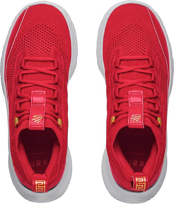 アンダーアーマー メンズ バッシュ Under Armour Curry Flow 8 - Red_3