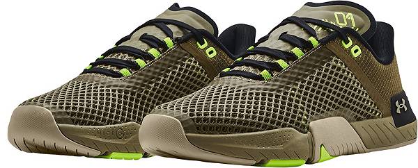 アンダーアーマー メンズ トレーニングシューズ Under Armour Men's TriBase Reign 4 Shoes - Tent/Black/Khaki Gray