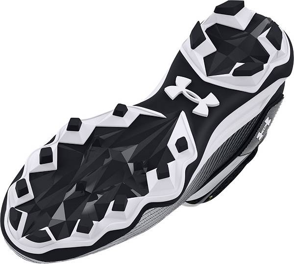 アンダーアーマー メンズ アメフト スパイク Under Armour Men's Hammer MC Football Cleats - Black/White