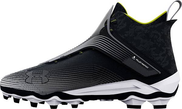 アンダーアーマー メンズ アメフト スパイク Under Armour Men's Hammer MC Football Cleats - Black/White