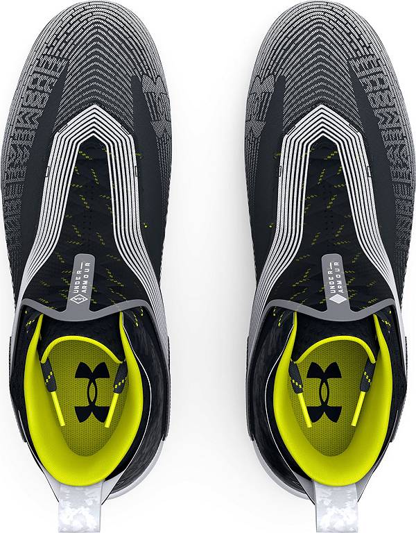 アンダーアーマー メンズ アメフト スパイク Under Armour Men's Hammer MC Football Cleats - Black/White