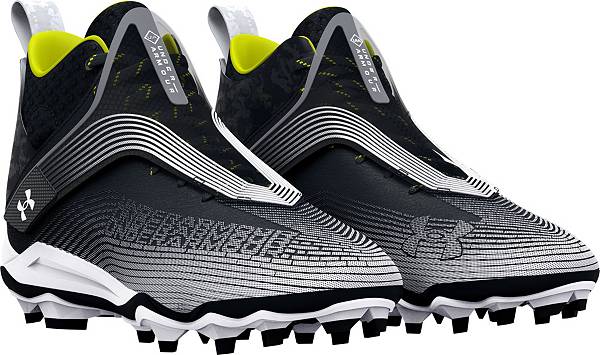 アンダーアーマー メンズ アメフト スパイク Under Armour Men's Hammer MC Football Cleats - Black/White