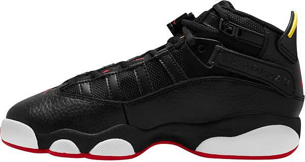 ナイキ キッズ バッシュ Jordan Kids' Grade School Six Rings Basketball Shoes - Black/Red/Yellow_2