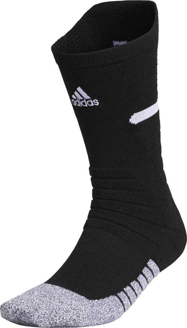 アディダス メンズ ソックス Men's adizero Football Crew Socks - Black