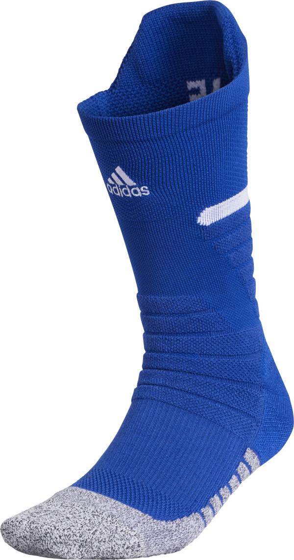 アディダス メンズ ソックス Men's adizero Football Crew Socks - Royalの通販は