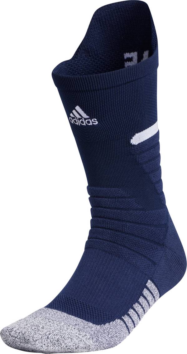アディダス メンズ ソックス Men's adizero Football Crew Socks - Team Navy Blue/Whiteの通販は
