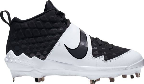 ナイキ メンズ 野球 シューズ スパイク Nike Force Trout 6 Pro Metal Baseball Cleats - Black/White