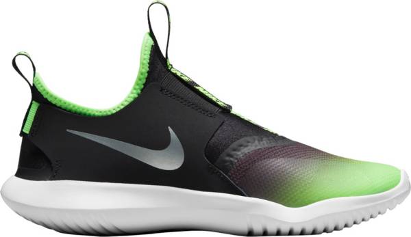 ナイキ キッズ/レディース ランニングシューズ Nike Kids' Grade School Flex Runner Running Shoes - Black/Green