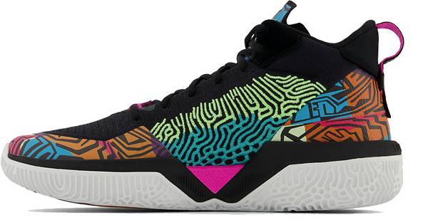 ニューバランス メンズ バッシュ New Balance TWO WXY - Black/Pink/Green_2