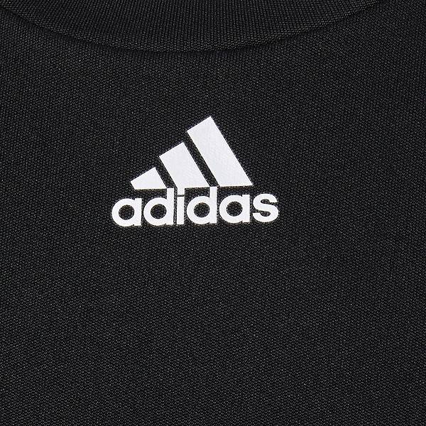 アディダス キッズ 野球 アンダーシャツ adidas Boys' Triple Stripe 3/4 Sleeve Tech Baseball Practice Shirt - Black_2