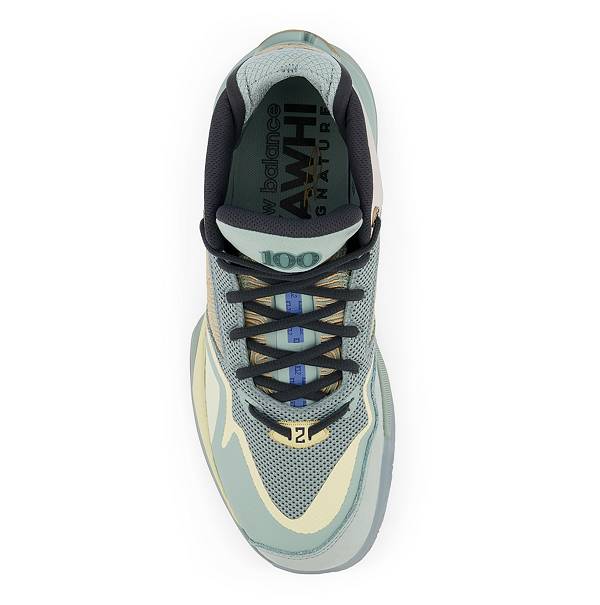 ニューバランス メンズ バッシュ New Balance Kawhi - Silver/Gold_4