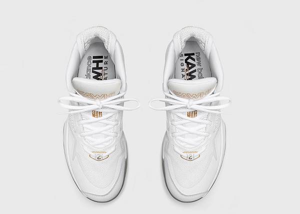 ニューバランス メンズ バッシュ New Balance Kawhi - White/Gold