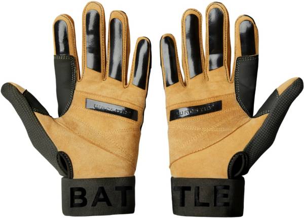 ウォースティック キッズ バッティンググローブ Warstic Youth Workman3 Batting Gloves - Black