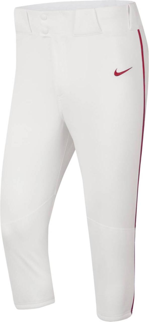 ナイキ メンズ 野球 パンツ Nike Men's Vapor Select High Piped Baseball Pants - Tm White/Tm Scar/Tm Scar