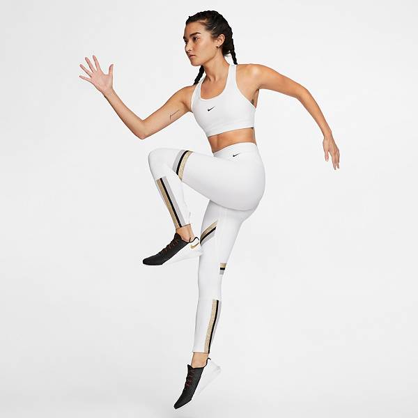 ナイキ レディース スポーツブラ Nike Women's Pro Swoosh Medium-Support Padded Sports Bra - White_1