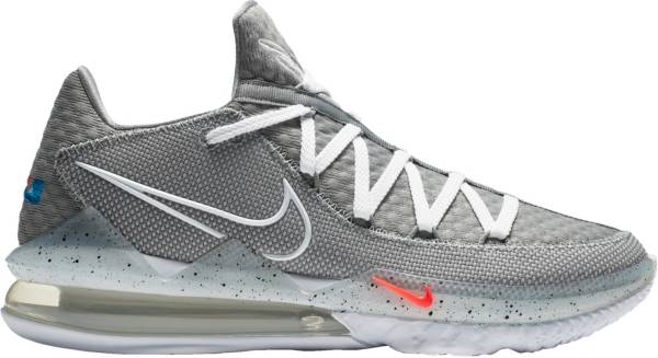 ナイキ メンズ レブロン１７ Nike LeBron 17 Low バッシュ Particle Grey/White/Light Smoke Grey