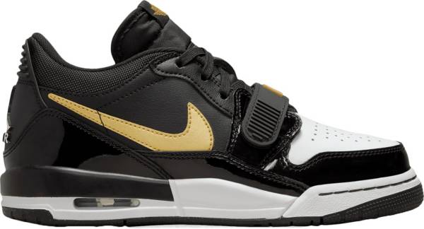 ジョーダン キッズ バッシュ Jordan Kids' GS Legacy 312 Low - Black/Gold/White 黒 ブラック バスケットシューズ ミニバス 子供 男の子 女の子