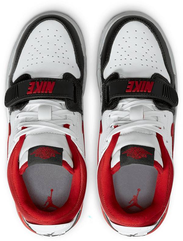 ジョーダン キッズ バッシュ Jordan Kids' GS Legacy 312 Low - Black/White/Red 黒 ブラック バスケットシューズ ミニバス 子供 男の子 女の子_3