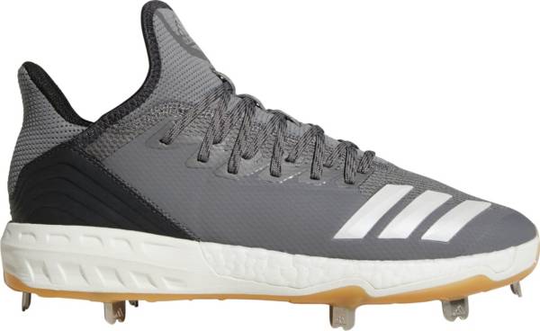 アディダス メンズ 野球 シューズ スパイク adidas Icon 4 Gum l Baseball Cleats - Grey/White