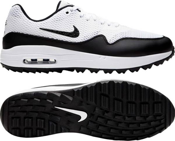 ナイキ メンズ Nike 2020 Air Max 1 G Golf Shoes ゴルフシューズ WHITE/BLACKの通販は