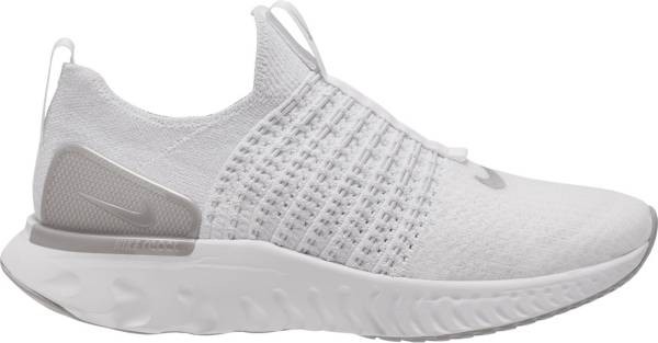 ナイキ レディース スニーカー Nike React Phantom Run Flyknit 2 ランニングシューズ WHITE/SILVER