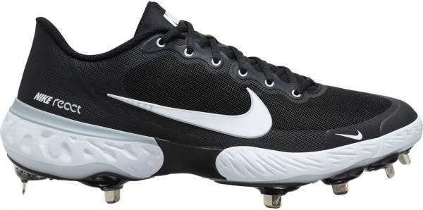 ナイキ メンズ 野球 スパイク Nike Alpha Huarache Elite 3 Metal Baseball Cleats - Black/White