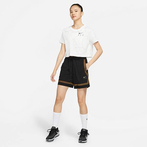ナイキ レディース バスケットボール ショートパンツ Nike Women's Swoosh Fly Crossover Basketball Shorts - Black ナイキ レディース バスケットボール ショートパンツ Nike Women's