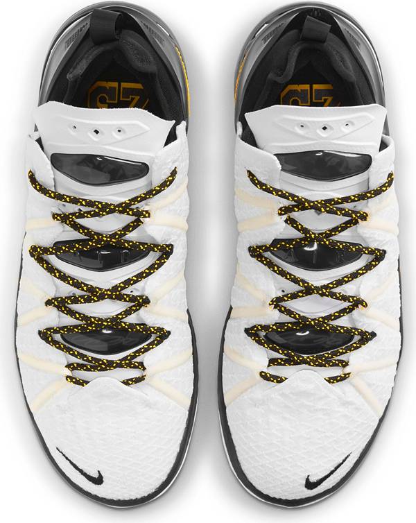 ナイキ メンズ バッシュ Nike Lebron 18 - White/Black/Amarillo_3