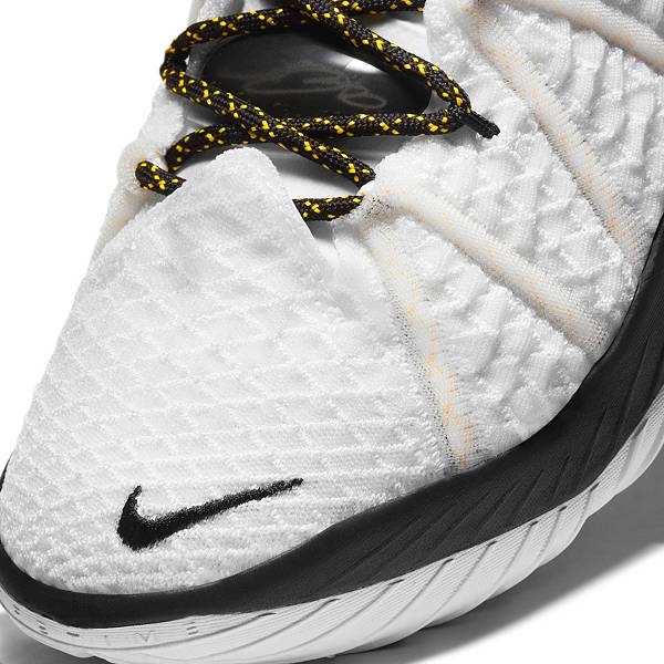ナイキ メンズ バッシュ Nike Lebron 18 - White/Black/Amarillo_4