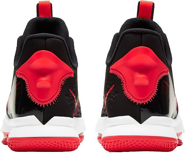 ナイキ メンズ バッシュ Nike LeBron Witness 5 - Blk/Brt Crmsn/Uni Red_4