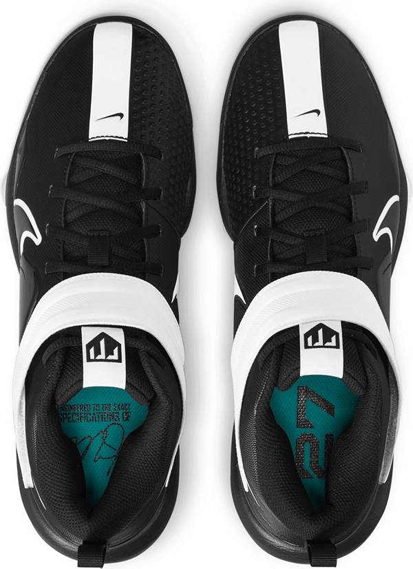 ナイキ メンズ 野球 スパイク Nike Force Trout 7 Pro MCS Baseball Cleats - Black/White/Dynamic Turquoise_3