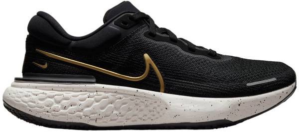 ナイキ メンズ ランニングシューズ Nike Men's ZoomX Invincible Run Flyknit Running Shoes - Black/Gold