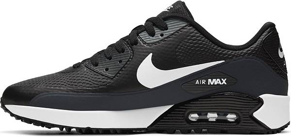 ナイキ メンズ ゴルフシューズ Nike Men's Air Max 90 G Golf Shoes - Black/White