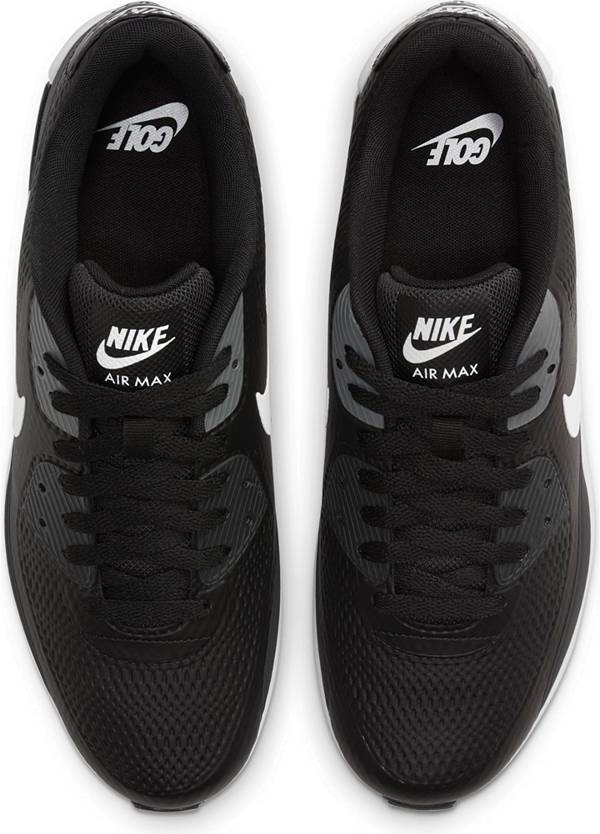 ナイキ メンズ ゴルフシューズ Nike Men's Air Max 90 G Golf Shoes - Black/White