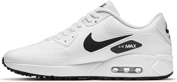 ナイキ メンズ ゴルフシューズ Nike Men's Air Max 90 G Golf Shoes - White/Black_2