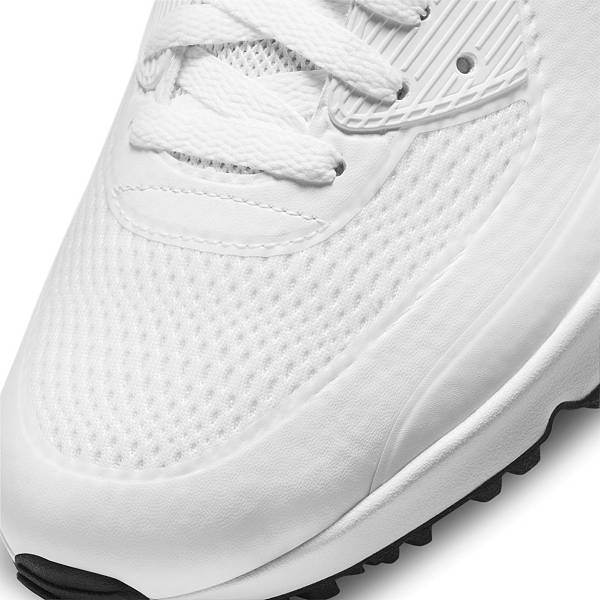 ナイキ メンズ ゴルフシューズ Nike Men's Air Max 90 G Golf Shoes - White/Black_4