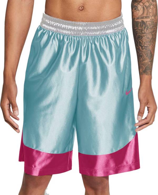 ナイキ メンズ バスケットボール ショートパンツ Nike Men's Dri-FIT Durasheen Basketball Shorts - Glacier Blue