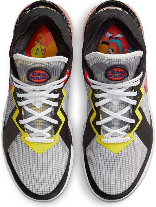 ナイキ メンズ バッシュ Nike LeBron 18 Low - White/Bright Crimson/Blk_3