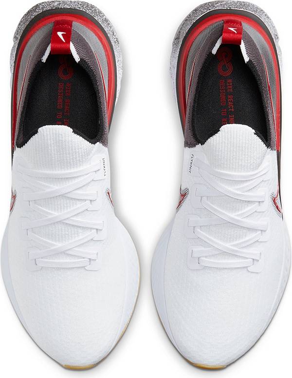 ナイキ メンズ シューズ Nike React Infinity Run Flyknit ランニングシューズ White/Red_3