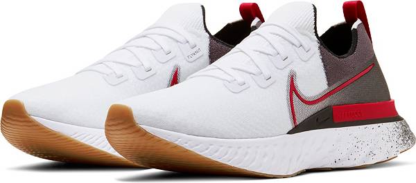 ナイキ メンズ シューズ Nike React Infinity Run Flyknit ランニングシューズ White/Red_4
