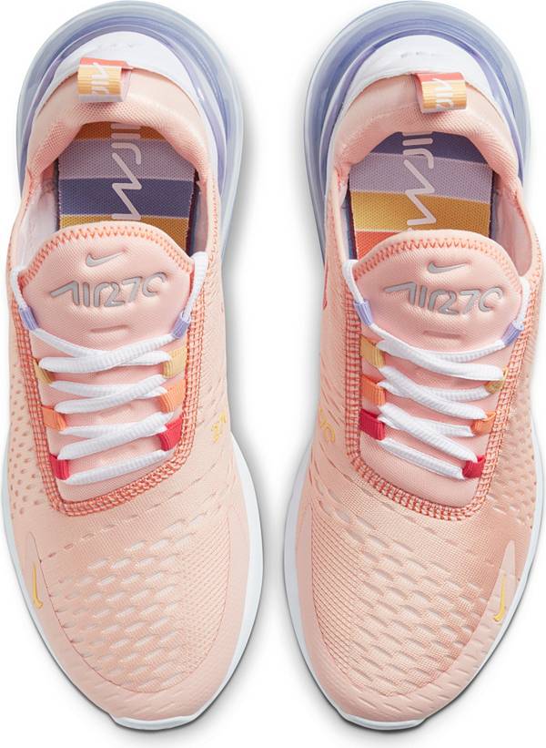ナイキ レディース スニーカー Nike Women's Air max 270 shoes ランニングシューズ WSH CORAL/WHITE/FTBLL GRY_3